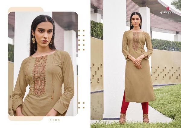 Rangoon Park 3 Rayon Designer Kurti